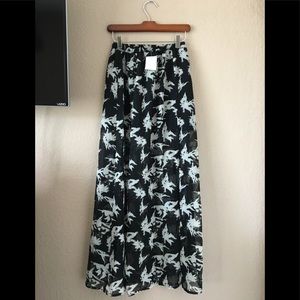 Long skirt with print